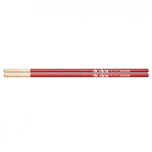 Vic Firth World Classic Timbale Sticks - Alex Acuna - Conquistador Red