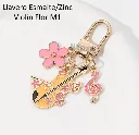Llavero EsmalteZinc Violín Flor M1.webp
