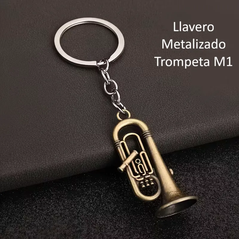 Llavero Metalizado Trompeta M1.webp