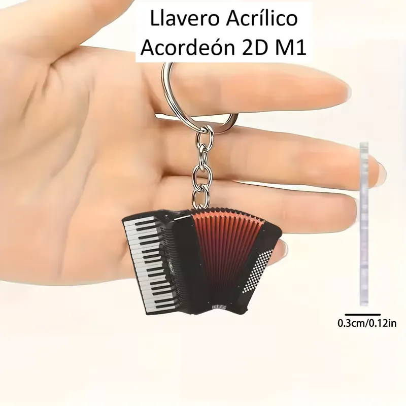 Llavero Acrílico Acordeón 2D M1.webp