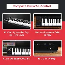 Controlador MIDI 61 teclas, Nektar, USB, piano, teclado, GX612.webp