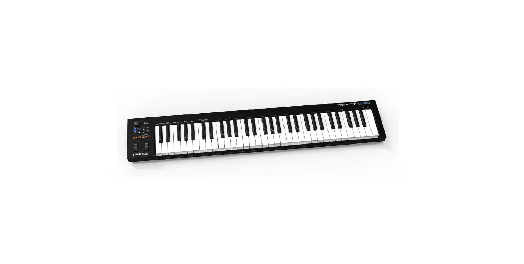 Controlador MIDI 61 teclas, Nektar, USB, piano, teclado, GX611.webp