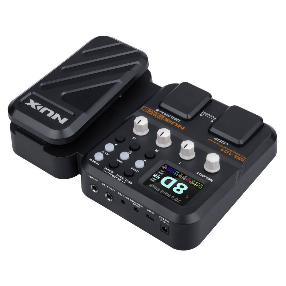 Pedalera Procesador de Modelado de Guitarra Nux MG-101