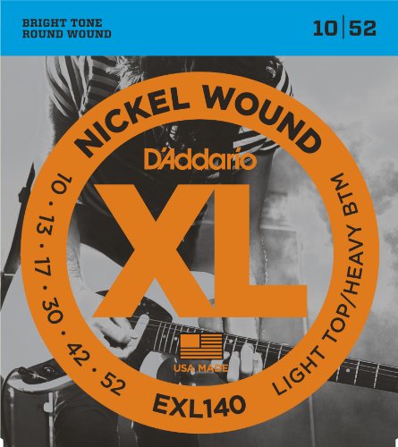Encordado Guitarra Eléctrica D'Addario Nickel Wound XL (10-52)