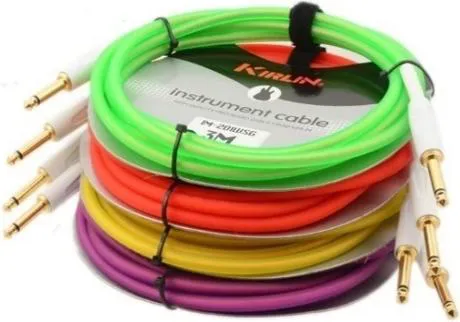 CABLE LÍNEA 3mts, encauchetado EKOS CA-S3M, instrumentos guitarra, piano etc, profesional, encauchado.