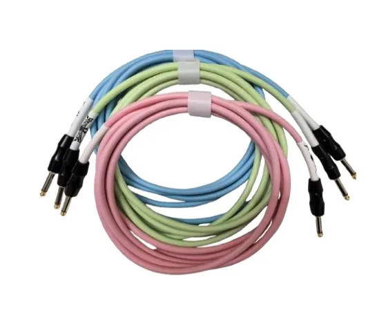 CABLE LÍNEA 10mts, encauchetado EKOS CA-S10M, instrumentos guitarra, piano etc, profesional, encauchado.