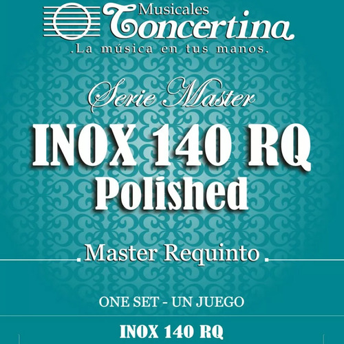 [INOX140RQ] Encordado Guitarra Clasica INOX RQ 140 Polished, Marcante