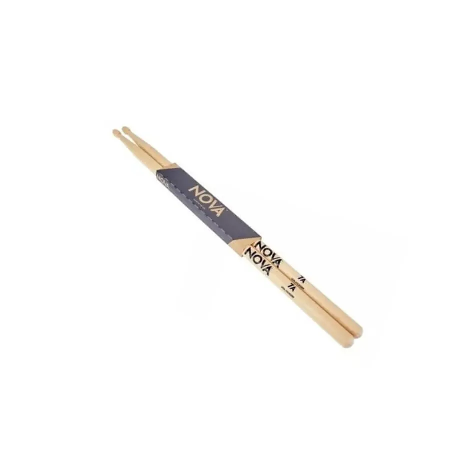 BAQUETAS Vic Firth NOVA 7A / 7AN punta NYLON / MADERA, rojo, negro, natural, 7AB /7ANB, batería, percusión