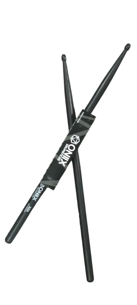 BAQUETAS Vic Firth ONIIX 5A, punta MADERA, negro, batería, percusión