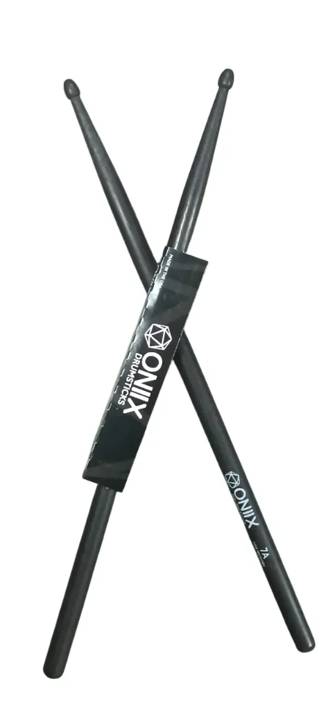 BAQUETAS Vic Firth ONIIX 7A, punta MADERA, negro, batería, percusión