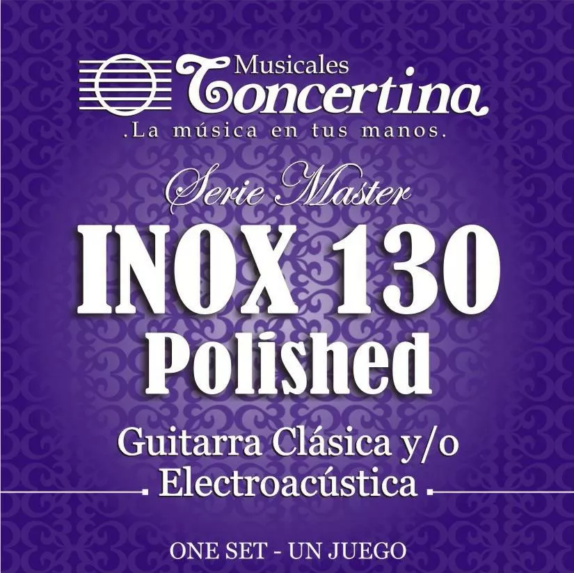 Encordado G Clásica, CONCERTINA 130 Nylon paquete 6 cuerdas Guitarra