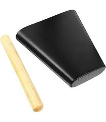 Cencerro MANO NEGRO 9" CB09  CON GOLPEADOR, campana, percusión.