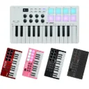 Controlador MIDI 25 teclas, M-VAVE, AKAI, Bluetooth, USB, piano, teclado, SMK25, II, mini, MPK MK3, 8/16 PAD Strike
