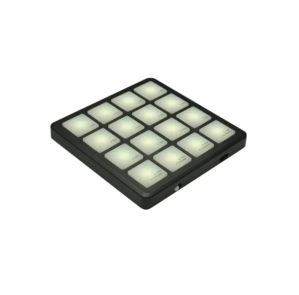 Controlador MIDI 16 PAD, M-VAVE Bluetooth, USB, SMC, Strike, Loop, Ritmo, Percusión, Trigger, Disparador Dj, Acompañamientos, Efectos, teclado,