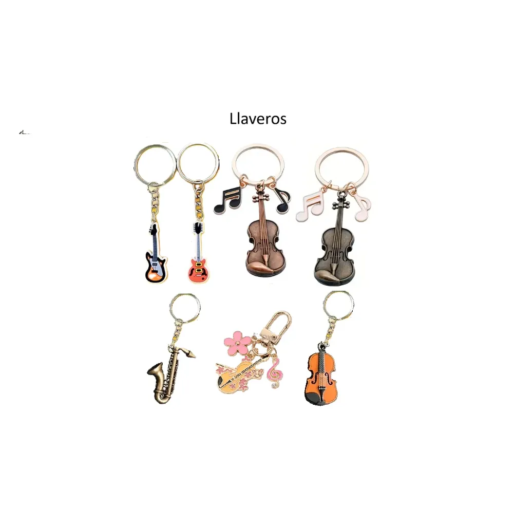 LLAVEROS música, EKOS BLL-IM, bisutería, joyas, batería, guitarra, piano, bajo, acordeón, trompeta, violin, cuerdas y muchos más.