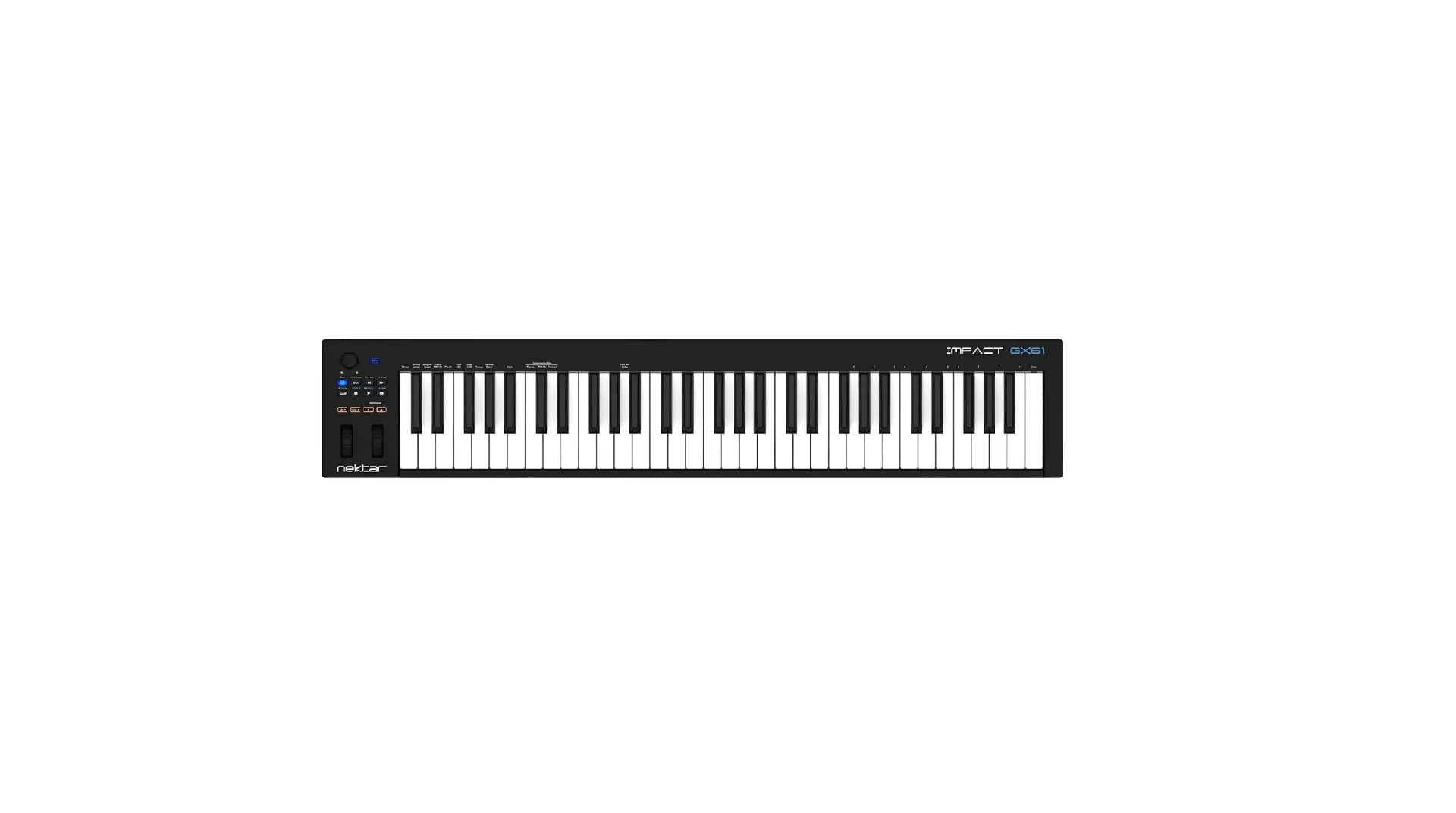 Controlador MIDI 61 teclas, Nektar, USB, piano, teclado, IMPACT GX61