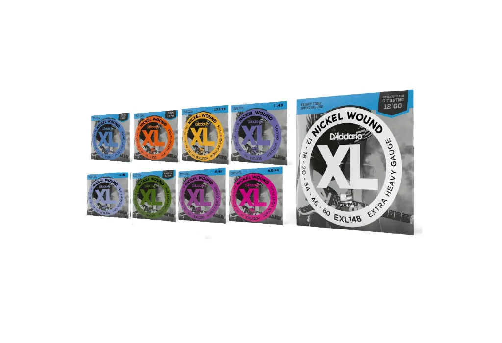 [ej20] Encordado D'Addario, paquete, juego 6 cuerdas Guitarra, Níquel XL (EJ20 Jazz Extra Light (10-49))