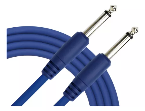 Cable Línea 1/4" Mono para Instrumento Kirlin Azul