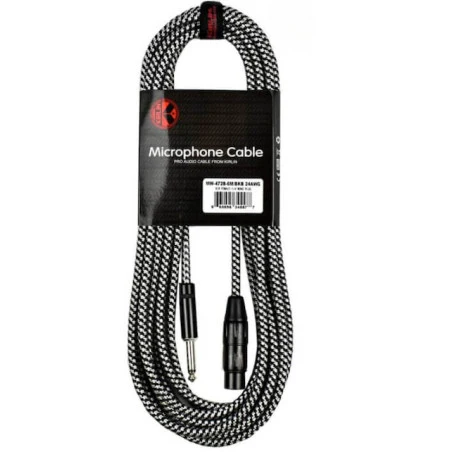[MW472BK6M] Cable XLR-1/4" Mono para Micrófono Kirlin MW-472