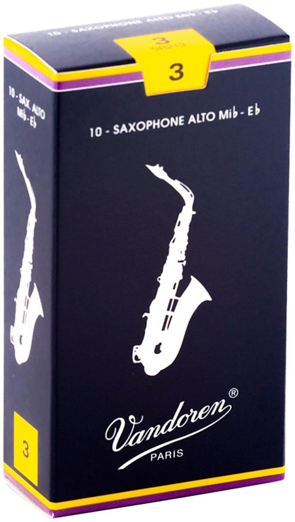 Caña Saxofón Alto Mi Bemol Vandoren 3