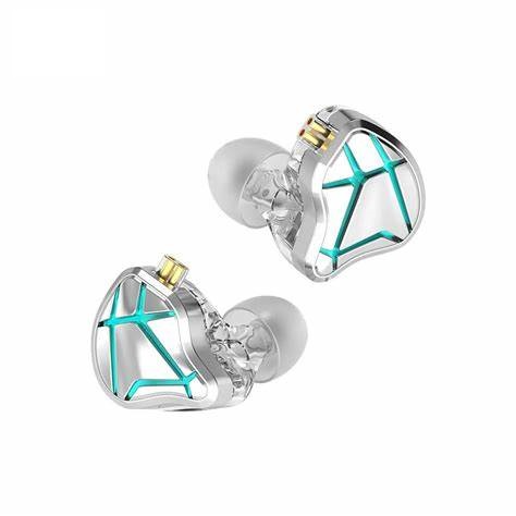 Audífonos Monitores In-Ear KZ ESX Silver 10th Aniversary