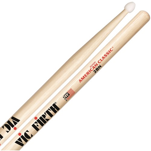 [2BN] Baquetas para Batería Vic Firth Punta Nylon 2BN