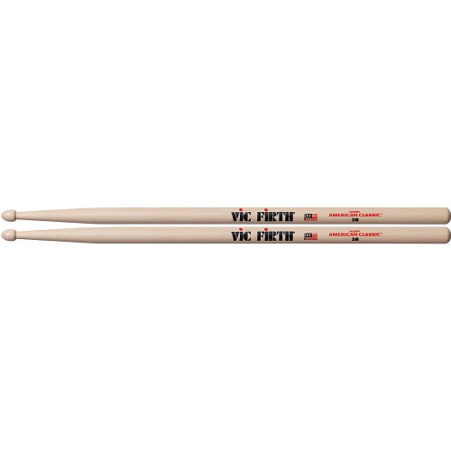 [2B] Baquetas Para Batería Vic Firth Punta De Madera 2B