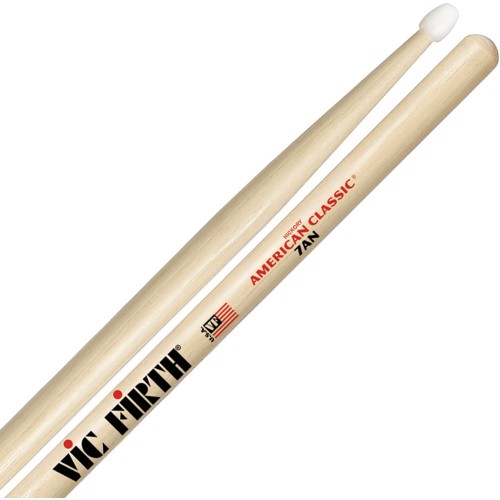 [7A] Baquetas para Batería Vic Firth Punta De Madera 7A