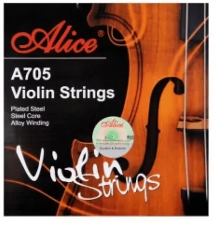 Cuerda Tercera (Re) para Violín Alice A705-3