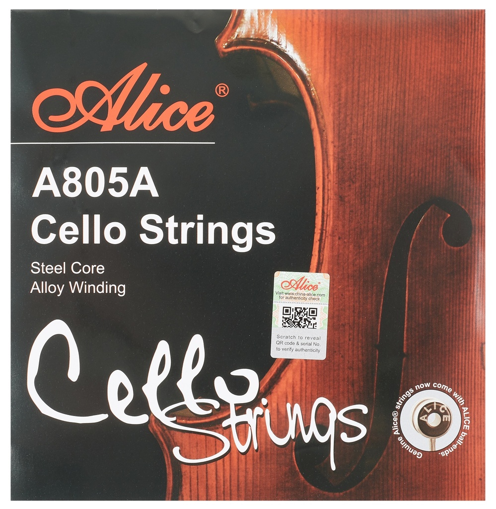 [A805A] Cuerda Encorado Cello Alice A805A