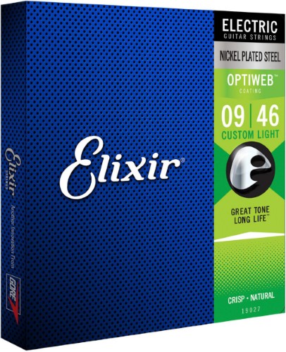 [19027] Encordado Guitarra Eléctrica Elixir Optiweb 9-46