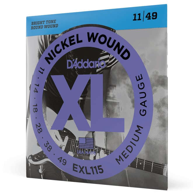 Encordado Guitarra Electrica D'Addario XL Nickel Wound 11-49