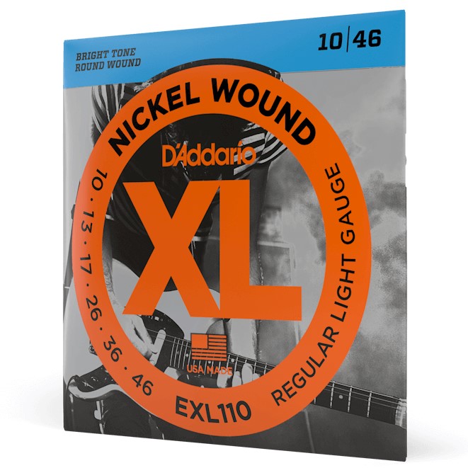 [EXL110] Encordado Guitarra Electrica D'Addario Nickel Wound XL 10-46