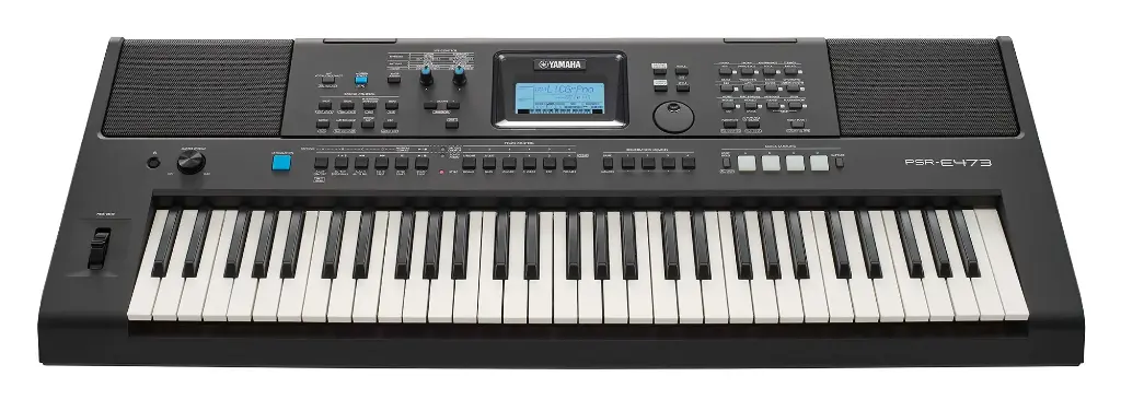 Teclado 5 Octavas con Tecla Sensible Yamaha PSR-E473 con Adaptador PA-15