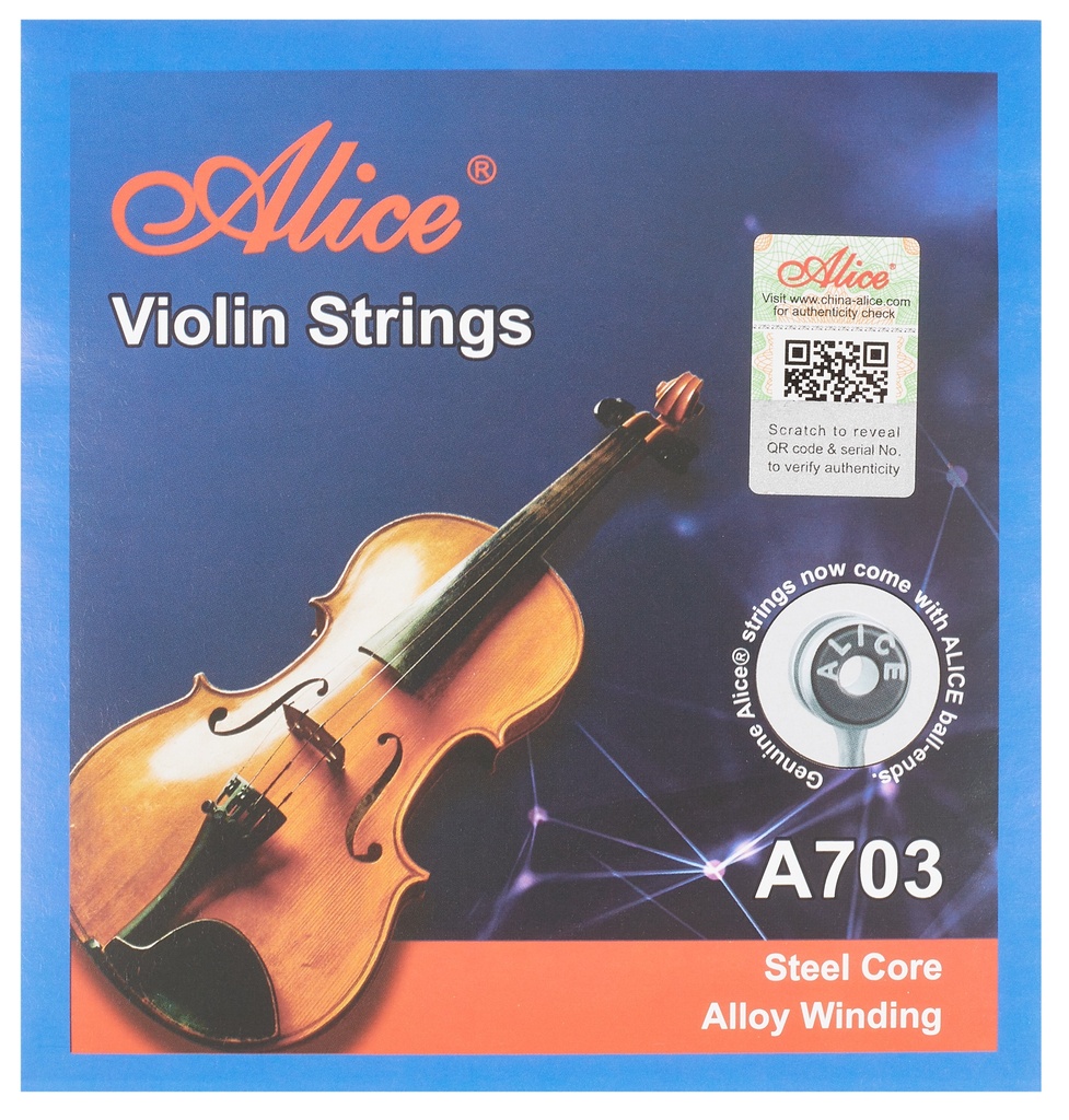 Encordado para Violín 4/4 Alice A703