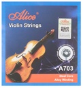 Encordado para Violín 4/4 Alice A703