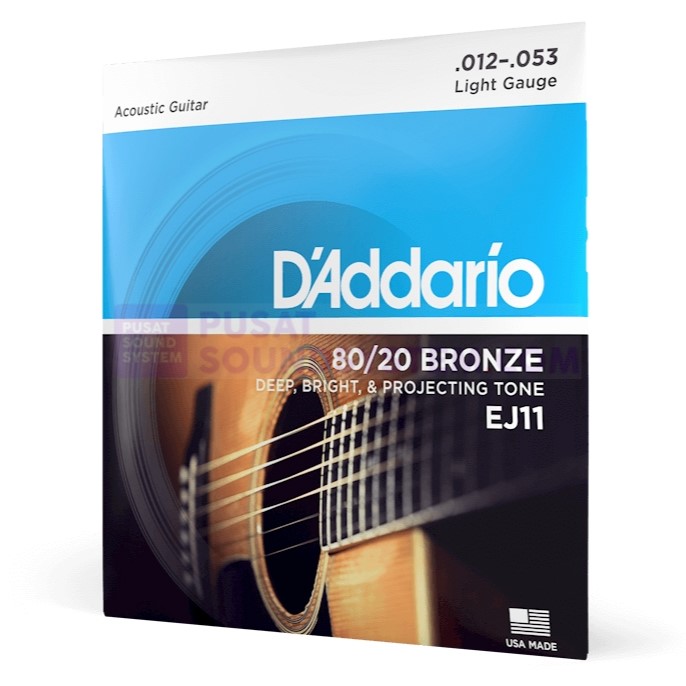 Encordado Guitarra Acústica Acero D'Addario 12-53 
