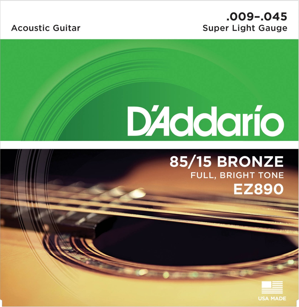Encordado Guitarra Electricoacústica D'Addario 9-45