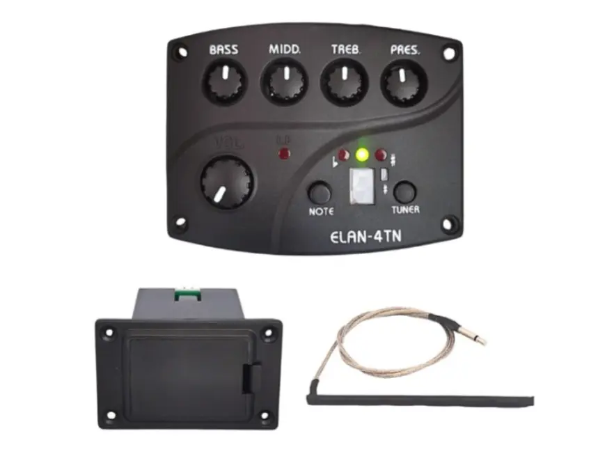  Preamplificador Micrófono Ecualizador Belcat Guitarra ELAN-4TN