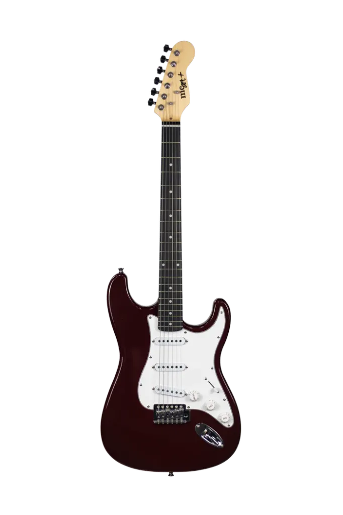 Guitarra Eléctrica MC-Art +SST01 Dakota Red Vinotinto