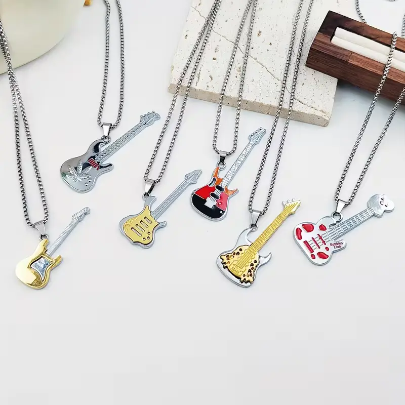 Collar de Guitarras en acero inoxidable 316L