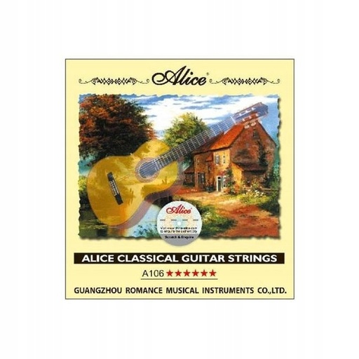[AC106H] Encordado Guitarra Clasica Alice Heard Tension AC106-H