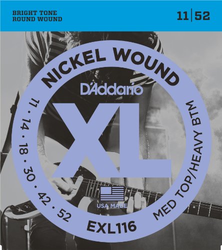 [EXL116] Encordado Guitarra Electrica D'Addario Nickel Wound XL 11-52