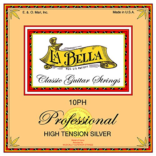 [10PH] Encordado Guitarra Clásica La Bella High Tension Silver 10PH