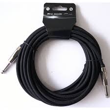 [IWCX261PNQ6M-BK] Cable Línea 1/4" Mono para Instrumento Kirlin Negro