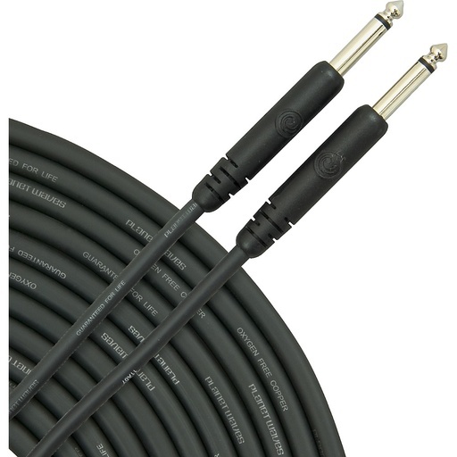 [PWCGT20] Cable Línea Profesional 1/4" Mono para Instrumento D'Addario Planet Waves Negro