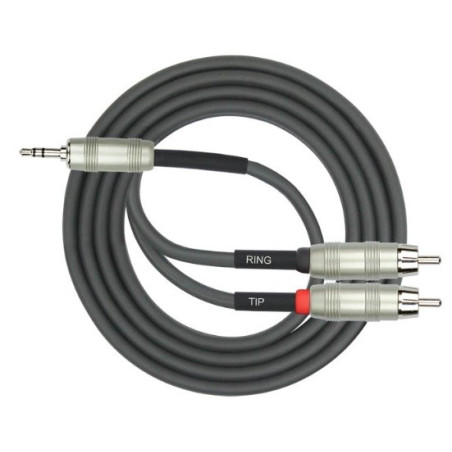 [Y364PRL3M] Cable 3.5mm Estéreo a RCA Kirlin