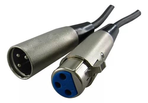 [CA1655M] Cable Línea XLR-XLR para Micrófono Techman 5m 