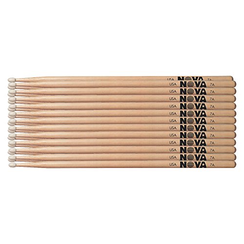 [N7AN] Baquetas para Batería Punta Nylon Nova 7A