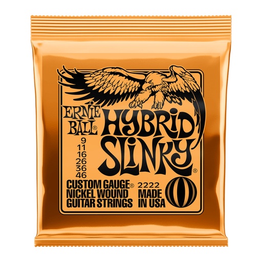 [2222] Encordado Guitarra Electrica Ernie Ball 9-46